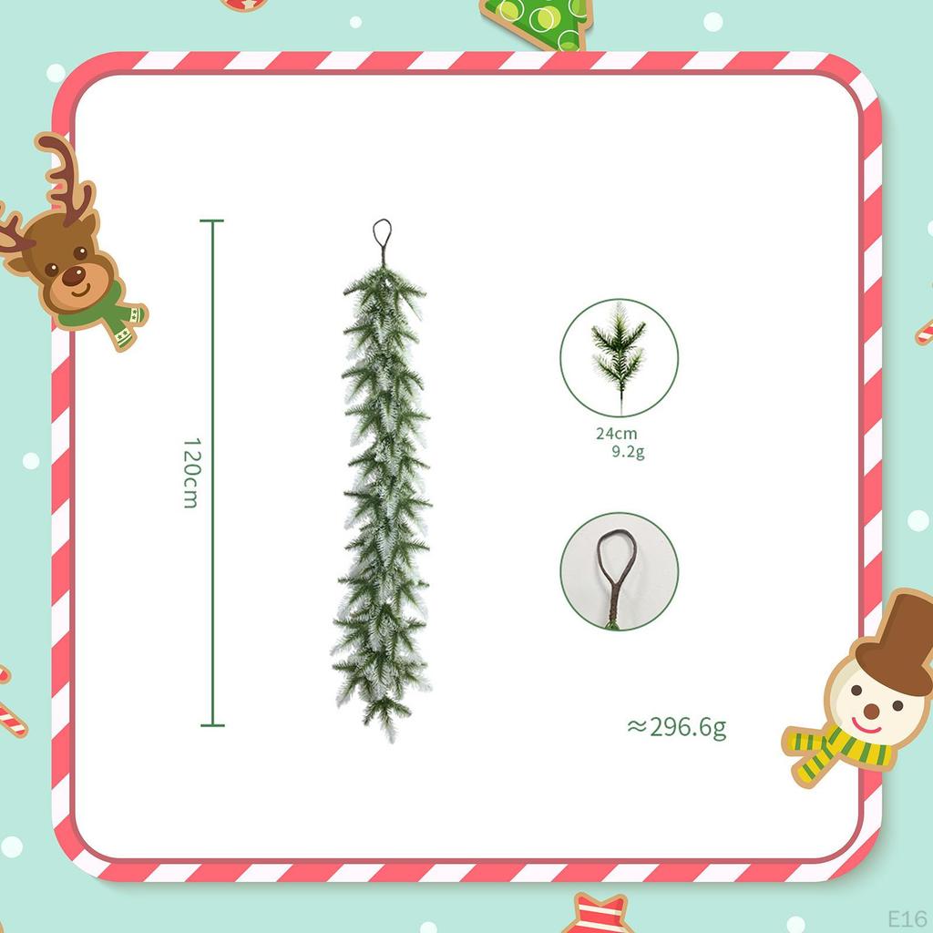 Artificial Christmas Garland Ornament, Realistic PE Table Centerpiece, Multifunctional Wall