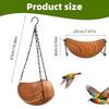 Bird-Friendly Hanging Bath and Feeder: Bowl Design for Splash & Play