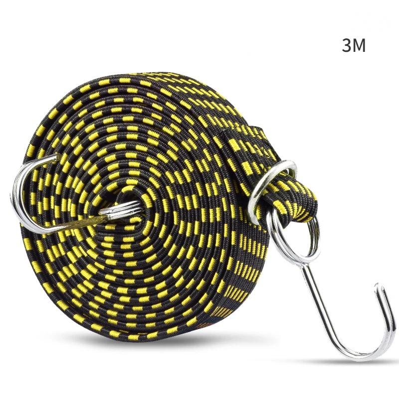 Elastic Rubber Luggage Rope Electric Car Strap Motorcycle Elastic Rope Pulling Cargo Strap Riding Accessories Luggage Strap
