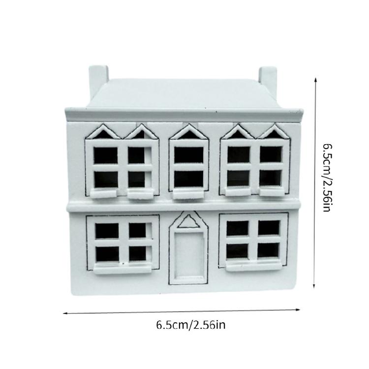 Retro House Model for Kids Decorative Cottage Figurines Miniature Home Decoration Perfect for Collectors and Enthusiasts