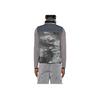 Stone Island Camouflage Stand Collar Zipper Fitted Sleeveless Vest Men vest Gray 8015G06E1-V0060
