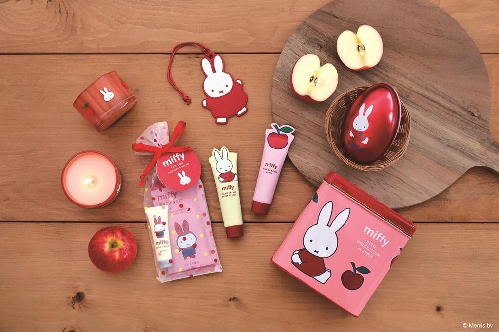 Miffy For You Hand Cream Box Apple Scent Butter Honey Gift Set (2-Piece Set) (Shea & Blend)