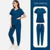 Elastic Medical Clothing Operating Room Short-Sleeved Hand-Washing Clothing Women'S Tops Work Clothing Nurse Clothing Doctor Hand-Brushing Clothing