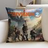 Tom Clancys The DivisionS Cushion Cover Breathable and Skinfriendly Linen Pillowcase Square Removable and Washable Cushion