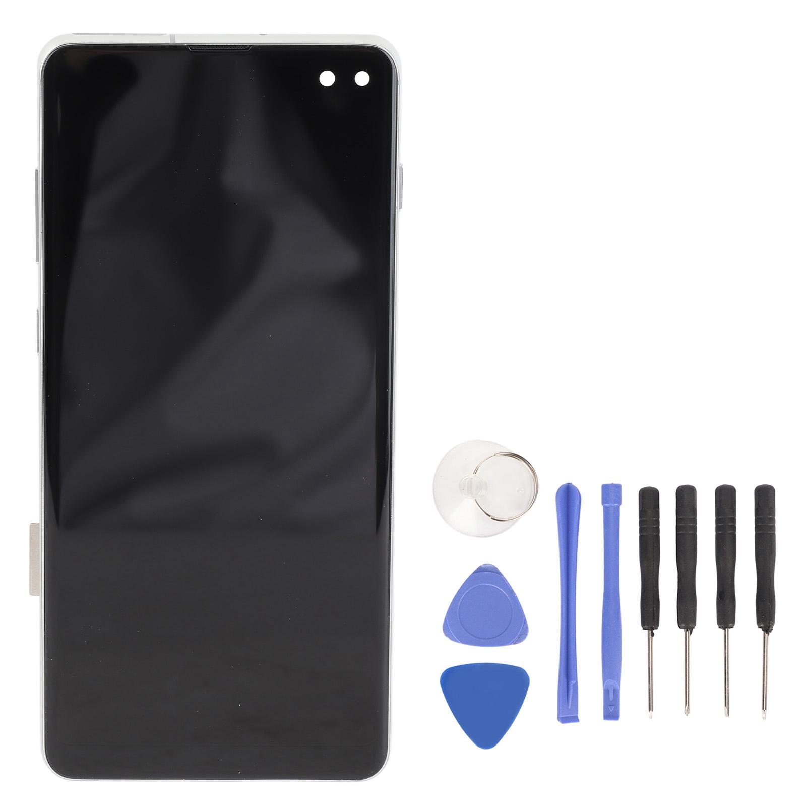 Kaisai Gold 6.4Inch Phone Screen Replacement For Galaxy S10 Plus Lcd Display Digitizer Touch Assembly Repair Kit For Sm G975f G975u