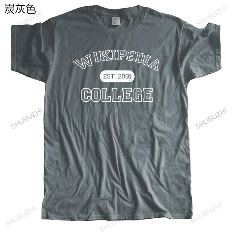 New Arrived Hot Sale Unisex ONeck TShirt Summer Wikipedia College TShirt Unisexs FunnyNovelty Gift Idea Graduation University