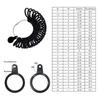 Ring Measurer and Ring Sizer Ring Measurement Stick Black American Degrees Rings and Ruler Ring Making Tools