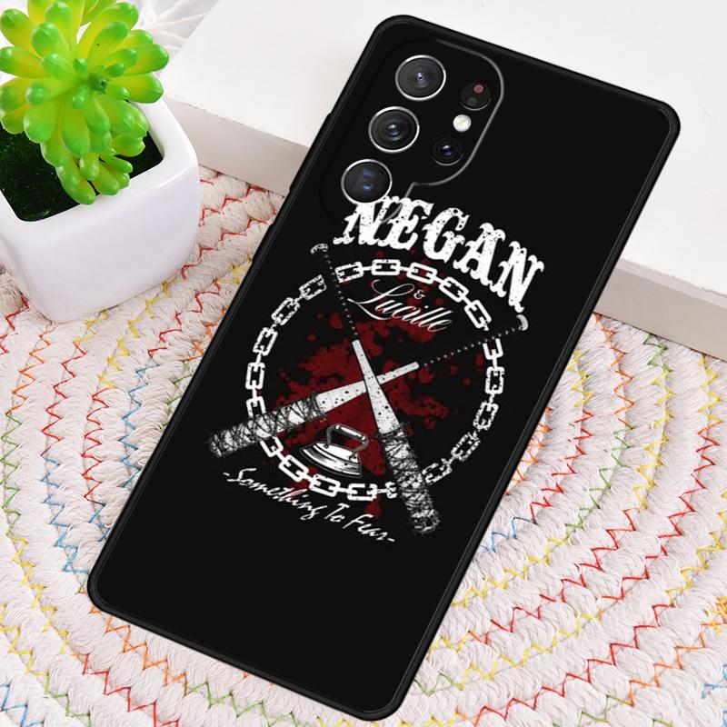 Negan The Walking Dead Silicone Phone Case For Samsung Galaxy note 10 pro S26 S25 S24 S23 S22 S21 Plus S25Ultra Capa Cover