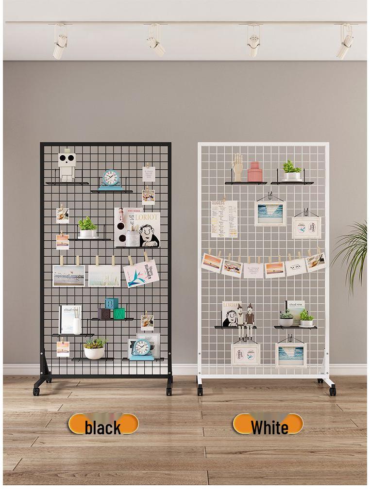 Mobile Wire Mesh Jewelry Display & Storage Rack for Arts & Crafts