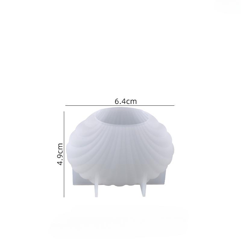 

Форма-капельница для DIY, Размер Ракушка, Форма для свечи, Ракушка веерной формы, Форма для ароматерапевтической свечи, Зеркало, Силиконовая форма Pack of 1