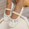 Breathable Mesh Women's Plus Size Flats 2025 Summer New Arrival Korean Style Casual Flat Shoes Soft Sole Sweet Style