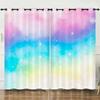 Curtain Color Highlight 3D Digital Printing Blackout Curtain Punching