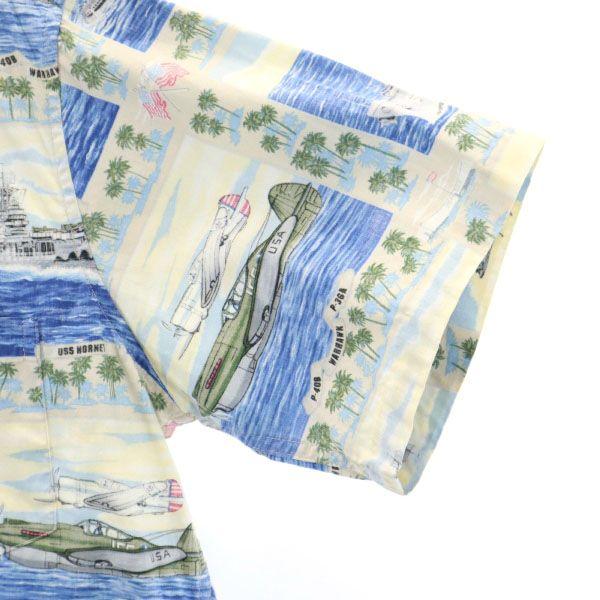 Reyn Spooner 90s Swimsuit Tag Reverse Print Short Sleeve Pullover Button Down Shirt Men's Used