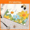 Cherry Colorful Lemon Blossoms Floral Patterns Diatom Mud Cushion Carpet Toilet