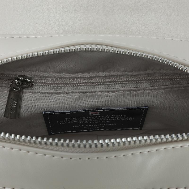 New FILA Lifestyle PU Crossbody Bag Women's Moonlight Gray F13W529163FGY