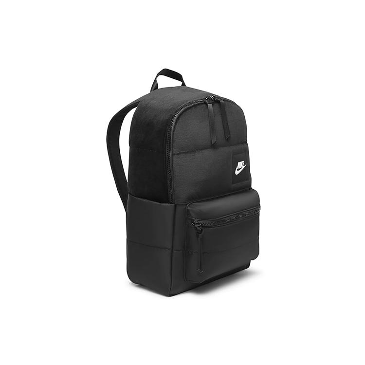 Nike Heritage Polyester With Nylon Backpack Regular Unisex Black CQ0263-010