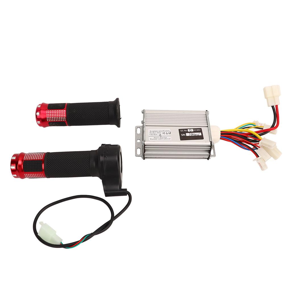 36V 1000W Gleichstrommotor Drehzahlregler Aluminiumlegierung Universeller Gasdrehgriff für Elektrofahrrad Dreirad Motorrad