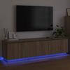 TV Cabinet in Sonoma Oak 180 x 38 x 49 cm Particleboard