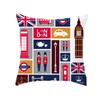 British Style throw pillow cover with short plush print for living room sofa decoration cushion cover pillow covers decorative