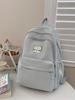 Schoolbag Japanese Simple Ins Niche Schoolbag Girls, Junior High School High School College Students Backpack Light Commuter Travel Backpack