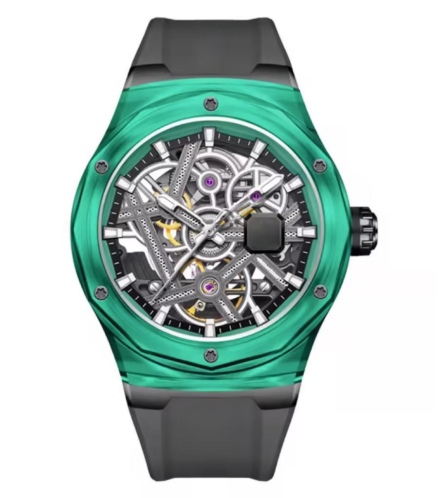 Fashion Men S Silicone Strap Watch Fashion Trend Waterproof Luminous Calendar Quartz Watch