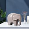 Artisanal Ceramic Elephant Sculpture for Stylish Home Decor