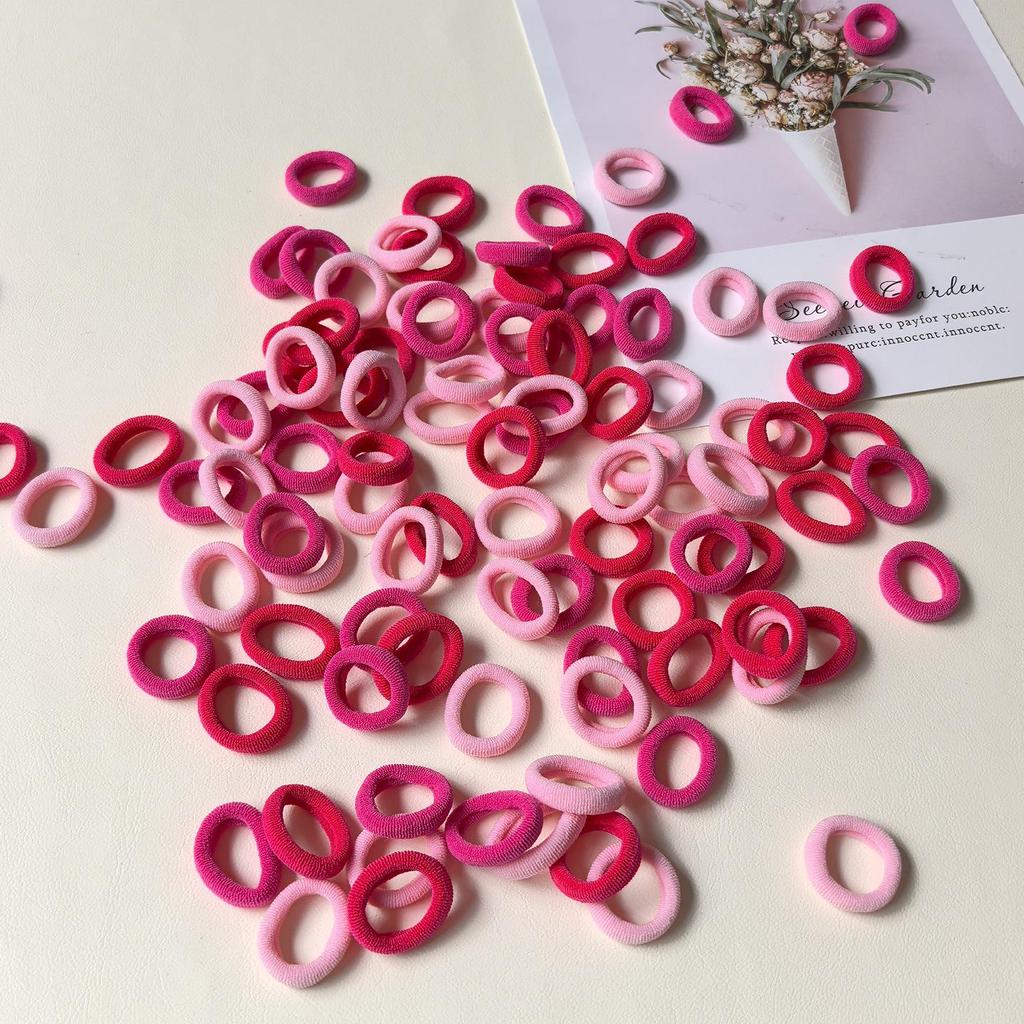 100pz Elastici per Capelli in Spugna per Bambini - Elastici Morbidi, Piccoli e Delicati sui Capelli per Ragazze