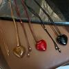 Korean Style Rope Chain Necklace Minority Design Sweater Chain Love Pendant Necklace  Decoration