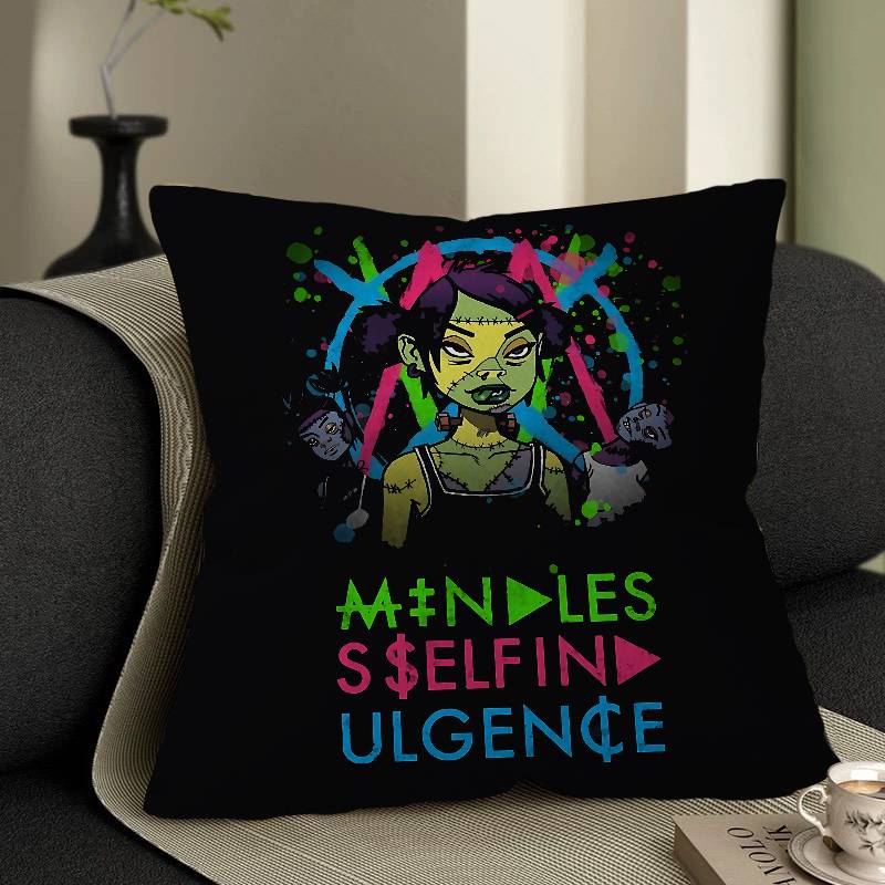 A-Mindless Self Indulgence-S Lucky Dragon Pillow Cover Sofa Cushion Cover Home Room Decoration Children Gift