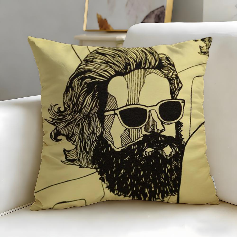 Hot Jjohn Mistying Cushion Cover Soft EasyWash Pillow Case Versatile for Couch Bed Travel and Office
