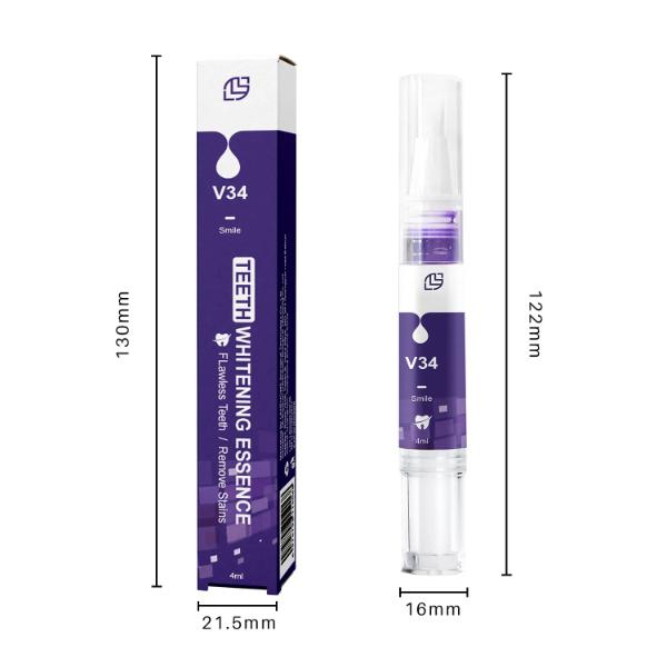 Zahnaufhellung, Zahnaufhellungsinstrument, Zahnpasta-Stift, Zahngel, Aufhellung, sauberes Serum, Fleckenentferner, Reiseteilbar, Lila