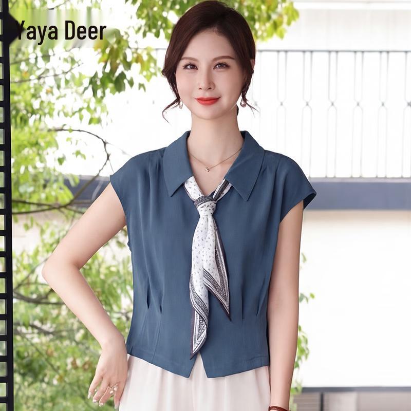 Yalu Women s Summer Fashion Top & Two-Piece Set 3XL