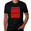Rothko Inspiriertes 22 T-Shirt Trendiges Muster T-Shirt Für Unisex