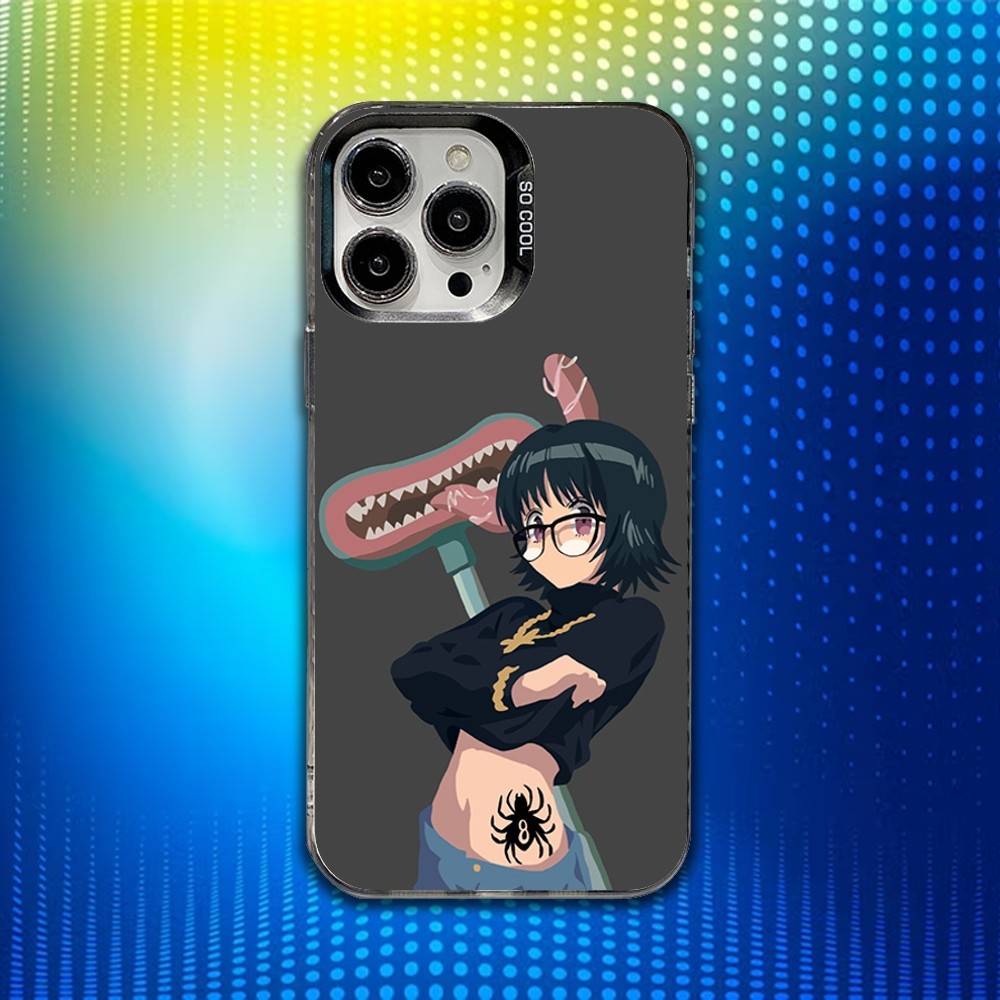 H-Hunter S-Shizuku Anime Phone Case For iPhone 16,15,14,13,12,11,Mini,Pro,SE,MAX White Matte Shockproof Cover