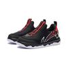 Li Ning Çocuk Spor Yumuşak Rahat Kaymaz Aşınmaya Dayanıklı Düşük Bilekli Spor Ayakkabı Çocuk Spor Ayakkabı Siyah YKNR148-1