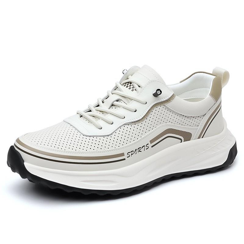 

Mesh Sneakers Men s Simple Soft Sole Casual Shoes Breathable Non-slip All-match 39 білий