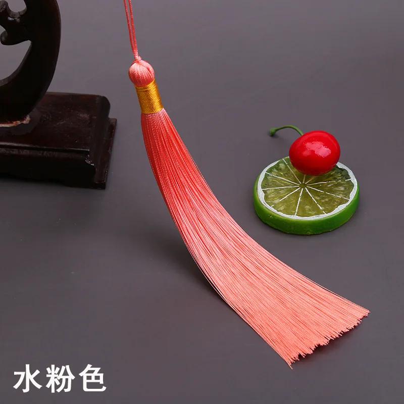 17CM Long Tassel Spike Chinese Clothing DIY Accessories Musical Instrument Pendant Ice Silk Vertical Spike Tassels for Crafts