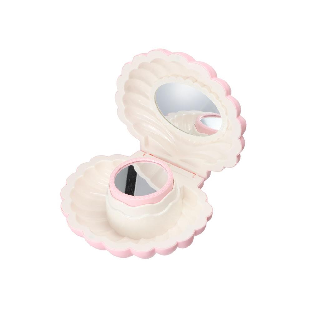 Cute Dancing Girl Music Box With Mirror Jewelry Box Creative Shell Rotating Music Box  Desktop