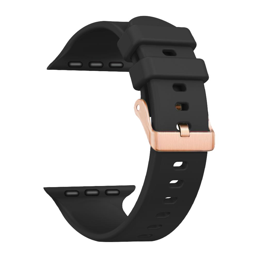 Silikónový športový remienok náramok pre Apple Watch Series 10 42mm 9 8 7 41mm 6 5 4 40mm SE 38mm Náramky Remienok na hodinky Príslušenstvo