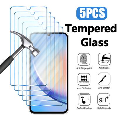 5PCS Gehärtetes Für Samsung Galaxy A13 A53 A14 A54 A33 A34 A32 A52S A22 5G Screen Protector für samsung A52 A73 A21S A51 A72 glas