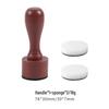 Wooden Handle Sponge Ink Pad DIY Coloring Tool Set