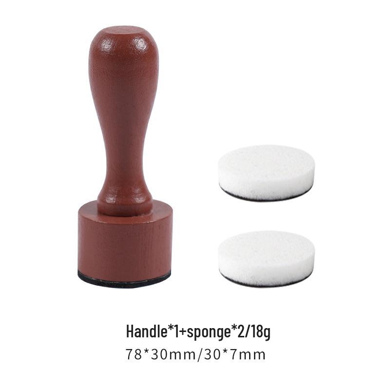 Wooden Handle Sponge Ink Pad DIY Coloring Tool Set