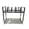 HPMILY Thickened Stainless Steel 5-Slot Chopping Board Rack