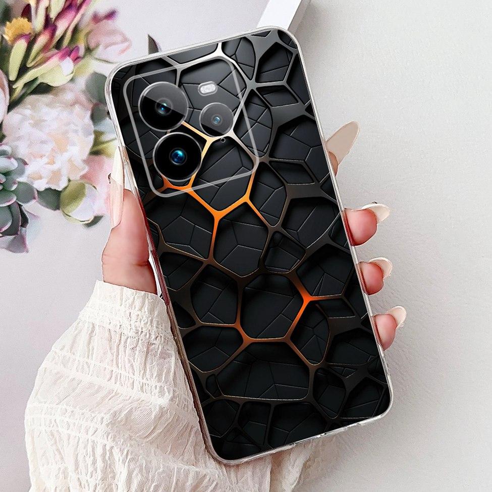 For Realme GT 7Pro Case Cover Clear Cute Cartoon Cat Fashion Cool Soft TPU Casing For Realme GT 7 Pro Phone Case RMX5010 RMX5011