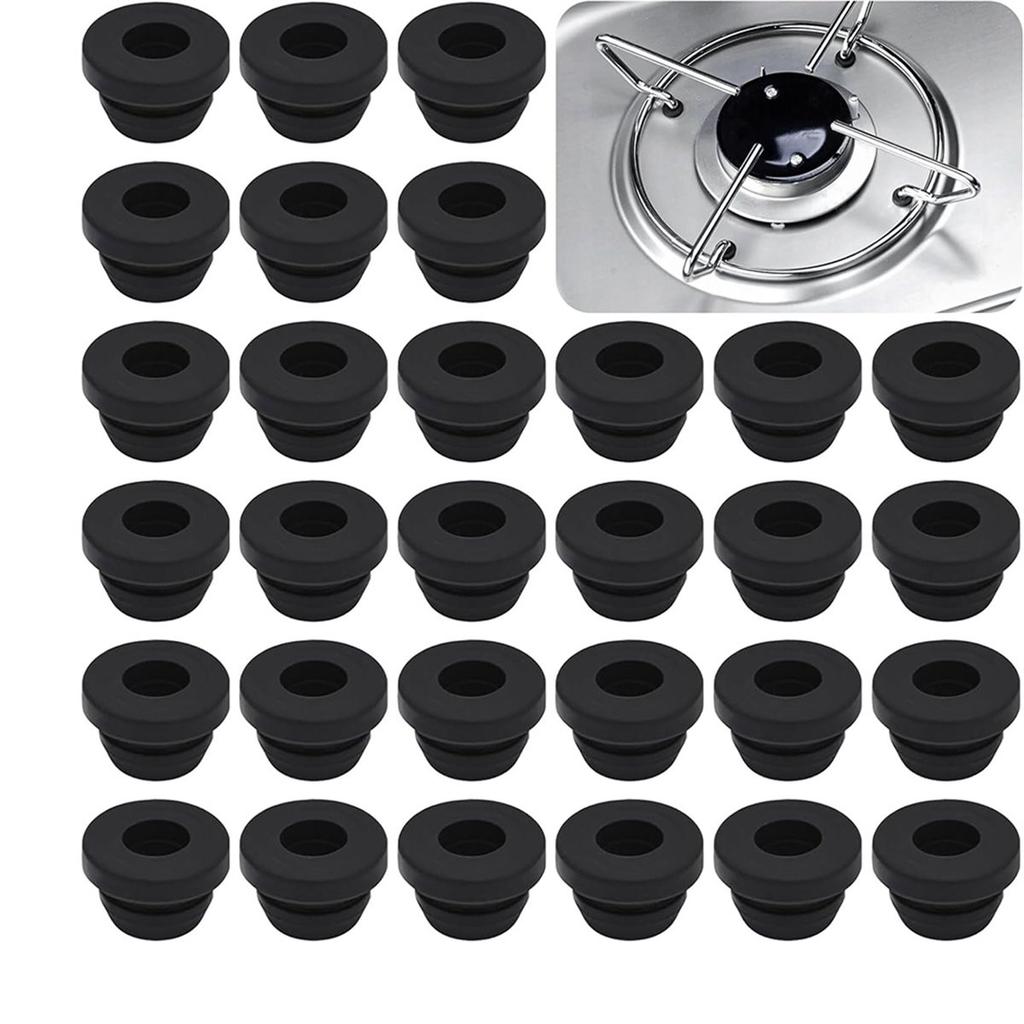 Pack of 30 Rubber Grommets, Pot Carrier Rubbers, Motorhome Hob Accessories, for Dogetic, and