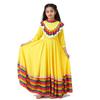 Children's Fuchsia Mexican Folk Dance Dress - Day of the Dead Costume