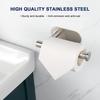 Adhesive Toilet Paper Roll Holder 304 Stainless Steel Wall Mounted Tissue Towel Bath Ball Holder Rack for Kitchen Bathroom