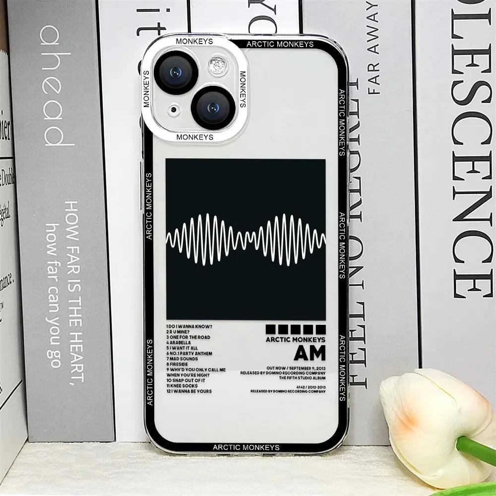 

Arctic Monkeys Phone Case for IPhone 12 13 Mini 14 15 16 Pro MAX XS 7 X 8Plus SE2 Clear Soft Silicone Fundas for Iphone 11 Cover iPhone 13 Pro