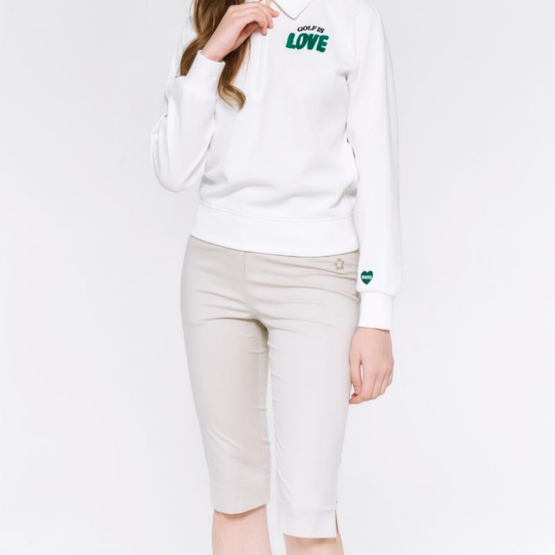 GOXO Slim Fit Half Pants Beige