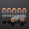 Glass Empty Wishing Mini Containers Transparent With Cork Stopper Message Bottles Wishing Bottle